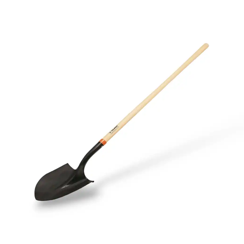 Trooper shovel with a wooden hand