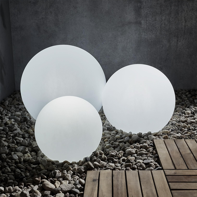 Solar Garden ball lamps set 3 Moonlight waterproof