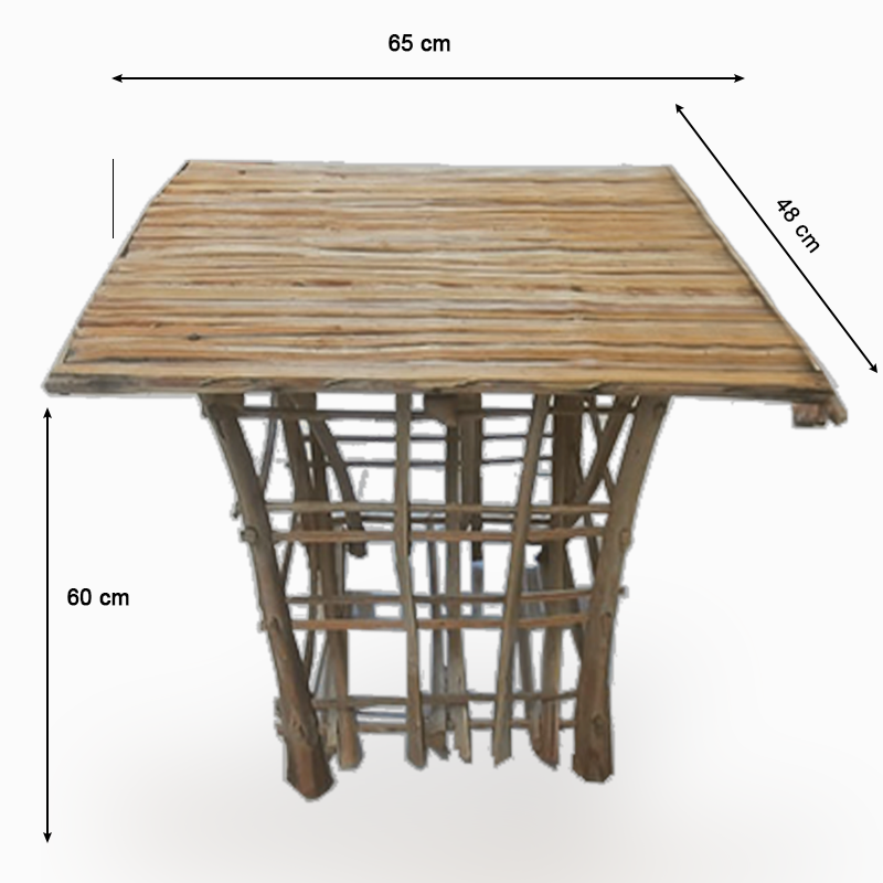 Modern Palm-Leaf Table
