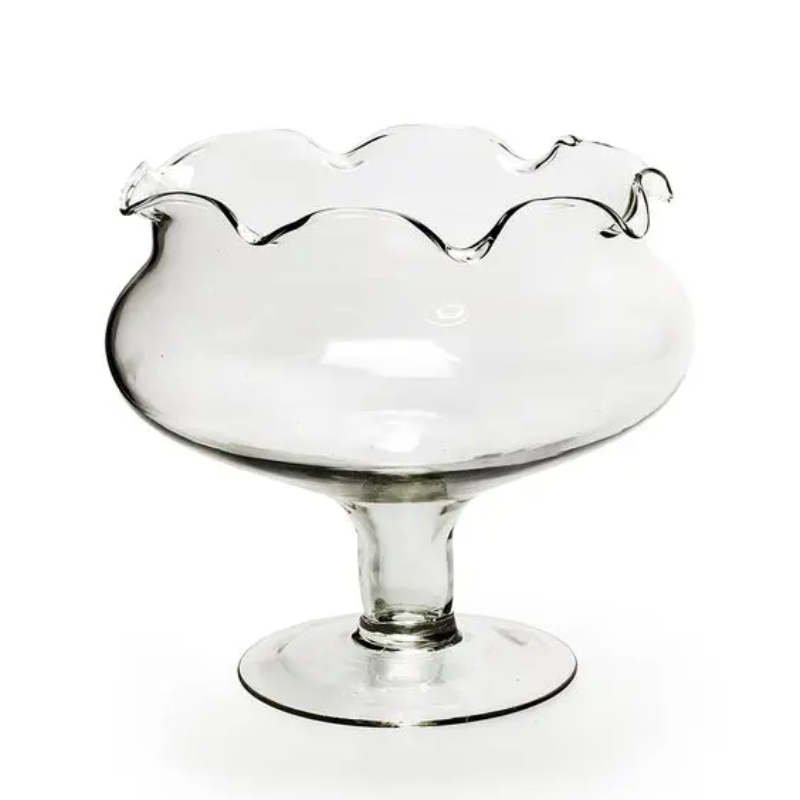 مزهرية وعاء زجاجي 25 سم