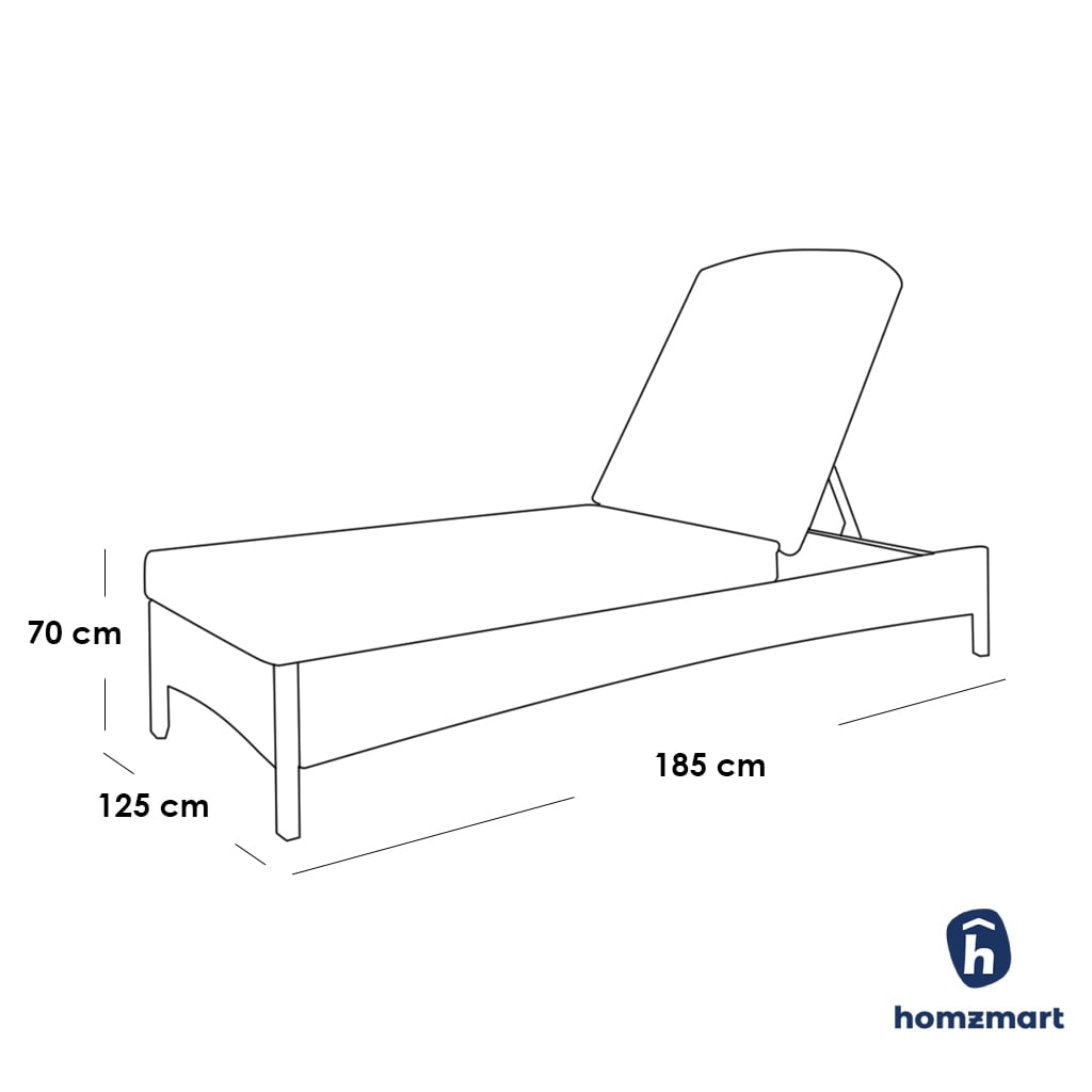 Chaise longue sea ropes