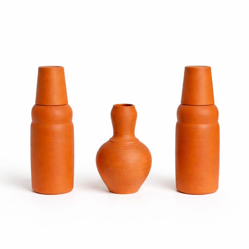 Pottery Bottle Set