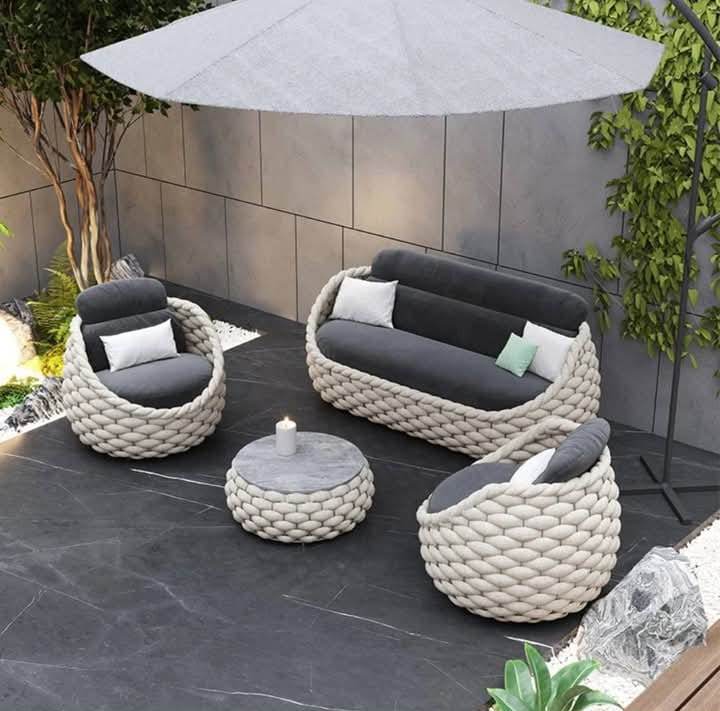 Steel Bubble Furniture Set