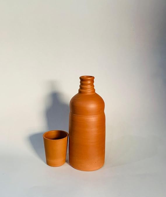 Traditional Pottery Jar with Cup