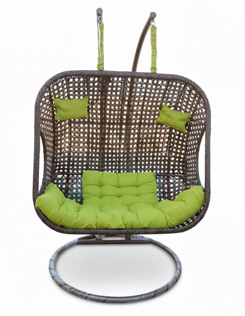 Double Iron Swing Chair