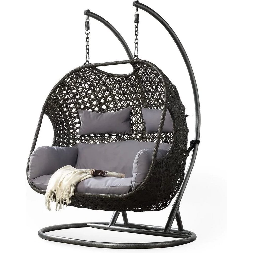 Double Iron Swing Chair