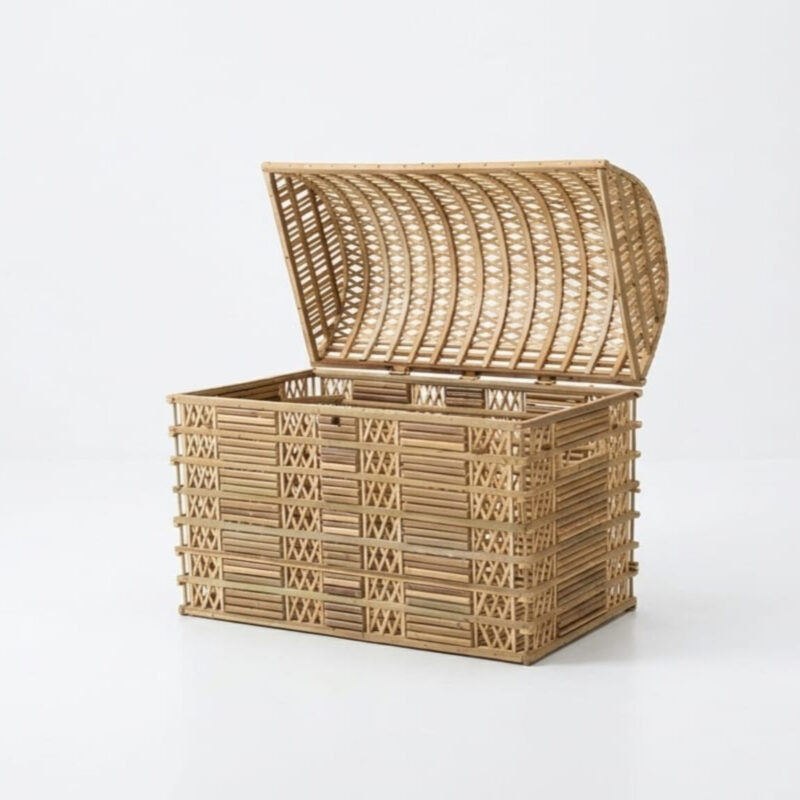 Wicker Storage Trunk
