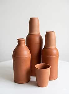 Heritage Pottery Collection – Set of 3 Handmade Pieces in Different Sizes